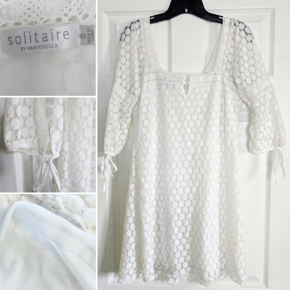 Anthropologie | Solitaire Lace Summer Dress